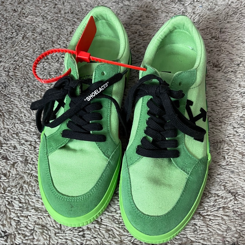 Off White Virgil Abloh green sneakers hype street